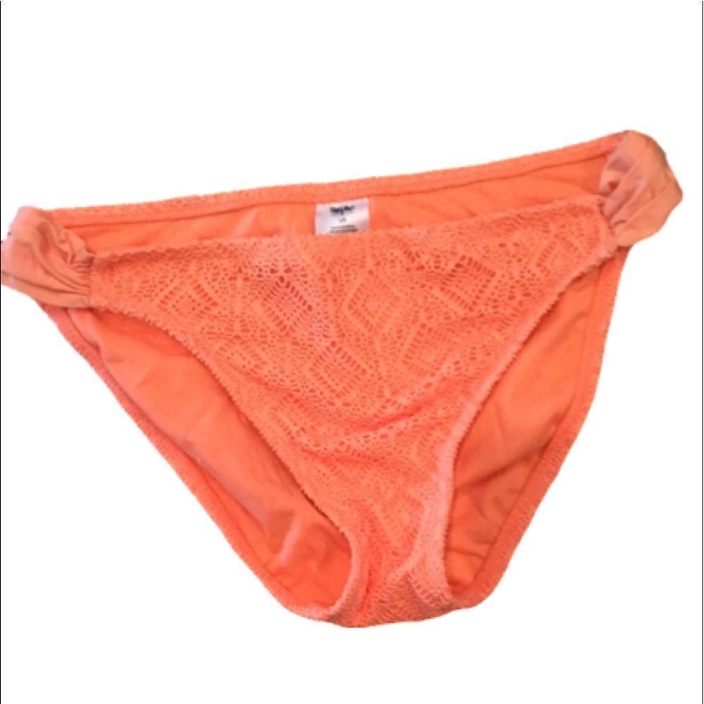 Bright orange/ peach swim suit bottoms